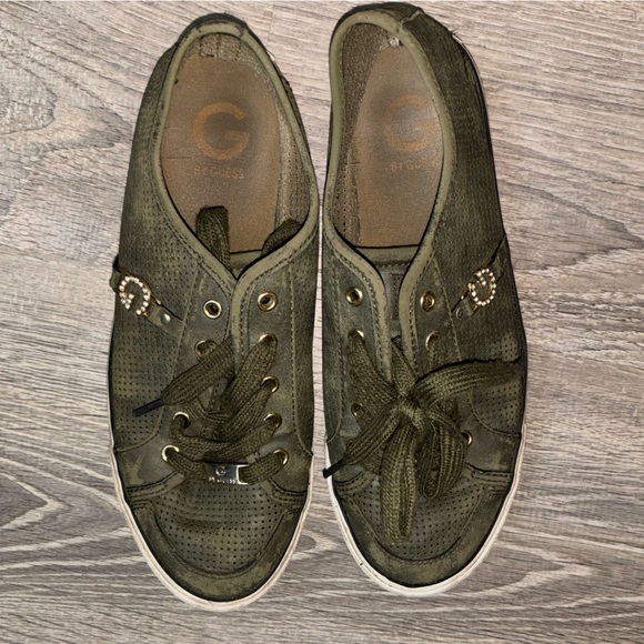 Green GUESS Sneakers - Picture 8 of 8